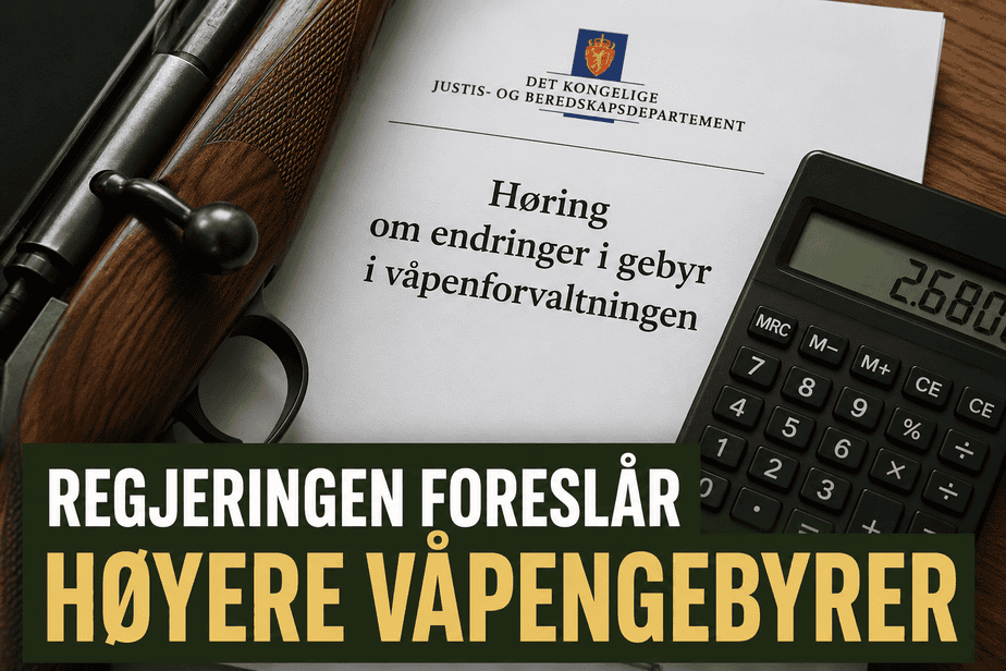 høyere gebyrer for våpen